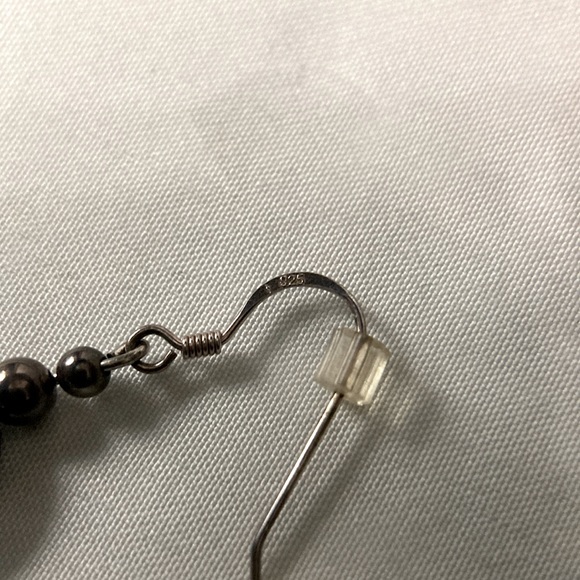 Hematite Beaded Necklace and Earrings Set - Picture 5 of 8